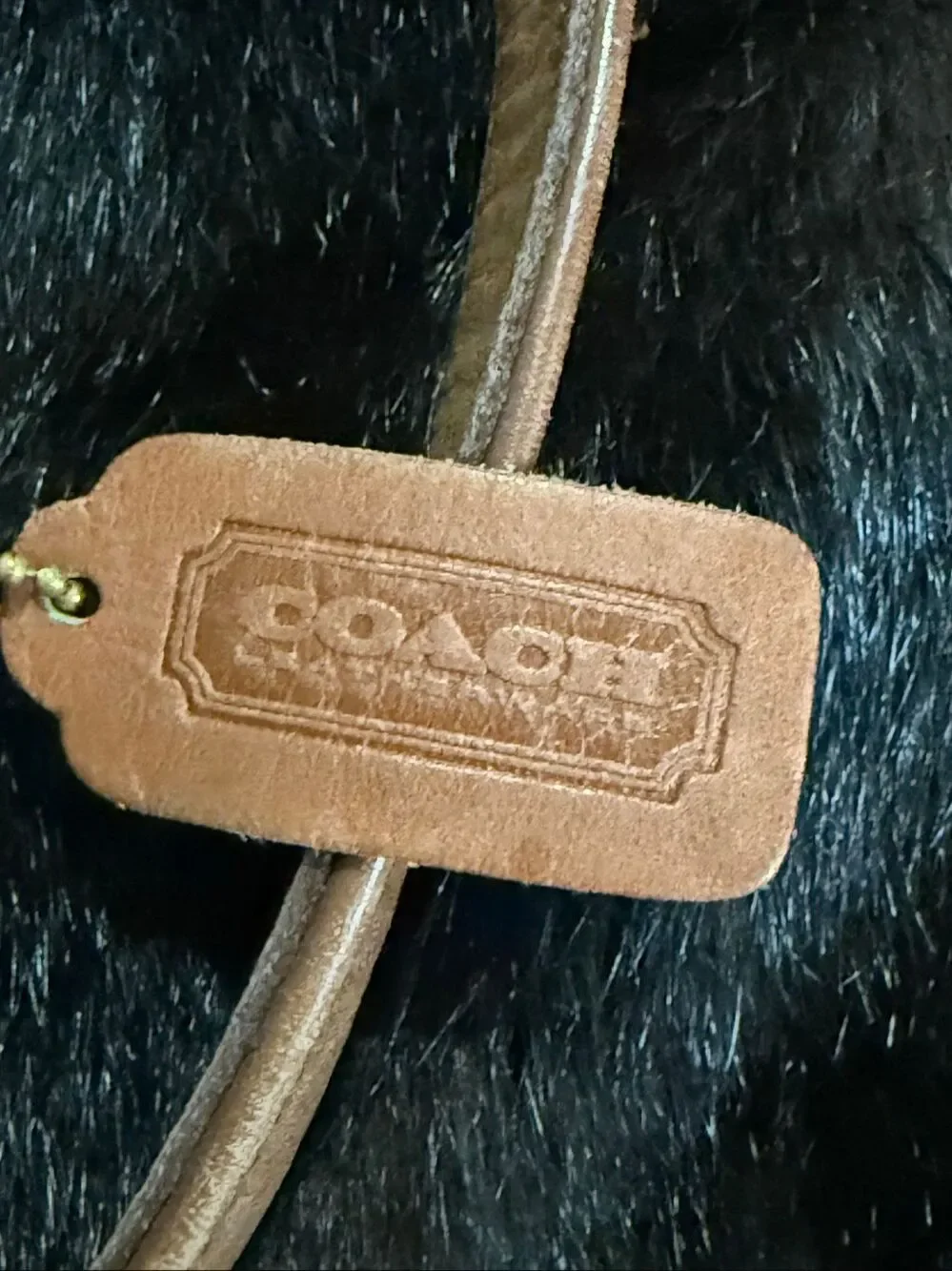 COACH Glove Tanned Cowhide Tote w/hangtag in Brown bag VINTAGE Made in USA